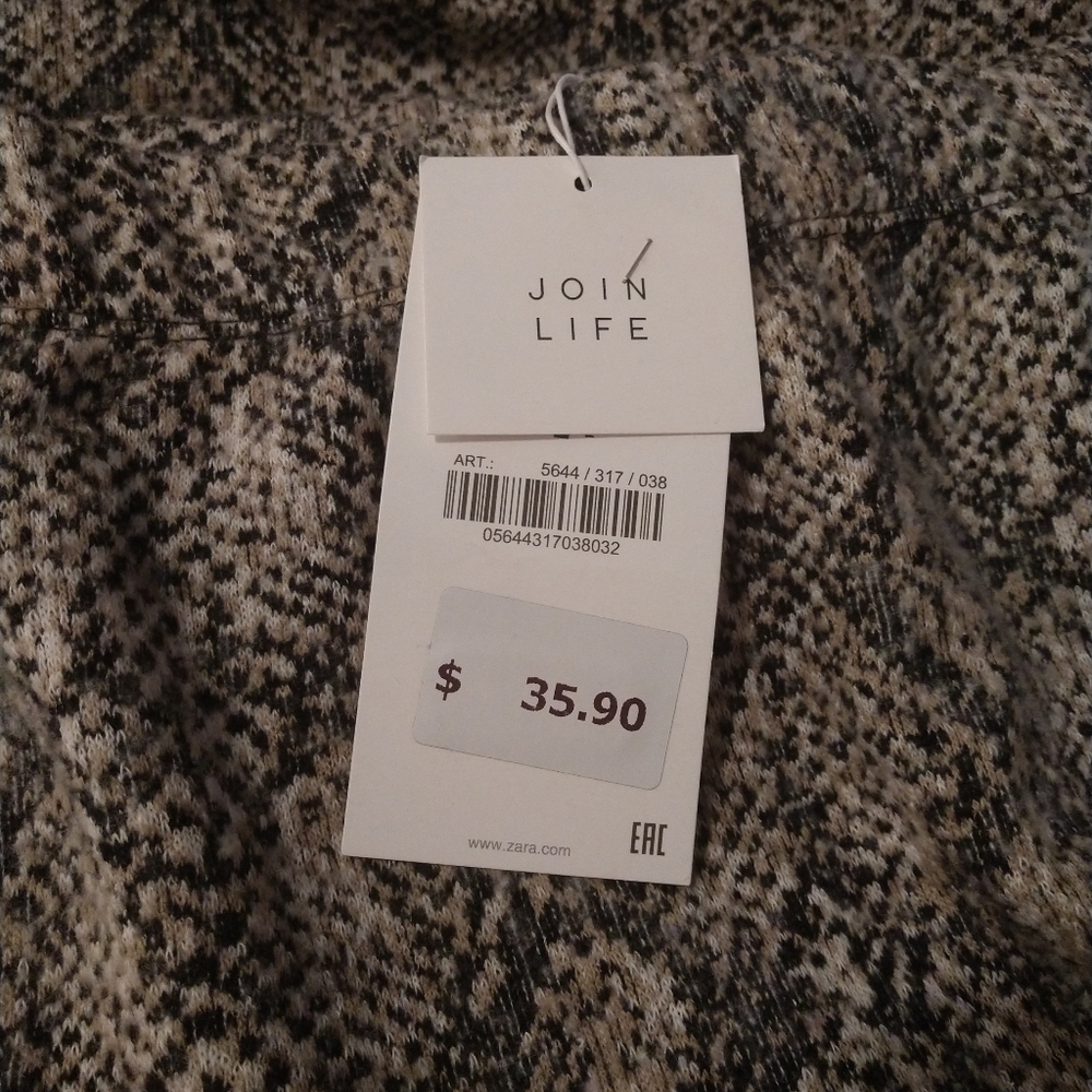 Zara Snakeskin Midi Skirt - Picture 5 of 5